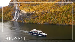 Le Champlain à 360°  PONANT [upl. by Adnirual]