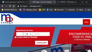 Como hacer el Seguimiento de tu envío en Mdcargascom cdeccomar  011 43000309 [upl. by Marni382]