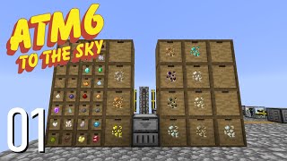 All The Mods 6 To The Sky Episode 1 A Classic Skyblock Start [upl. by Larret]