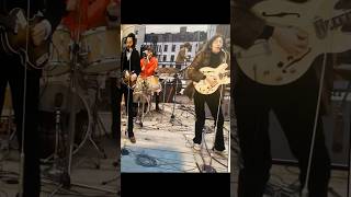 THE BEATLESGET BACK ON THE ROOF thebeatles apple best concert [upl. by Idnic158]