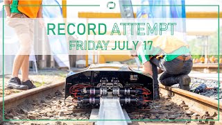 Delft Hyperloop  RECORD ATTEMPT 2020 [upl. by Annatsirhc]