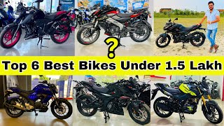 2024 Top 6 Best Bike Under 15 Lakh🔥On Road Price in India😍Honest Opinion Best 160cc Bike For You [upl. by Filiano866]