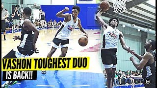 VASHON TOUGHEST DUO IS BACK CAMRON FLETCHER amp PHIL RUSSELL GOES OFF AT BASKETBALL MOVEMENT CAMP [upl. by Matti]