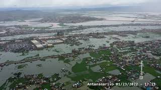 Cyclone ANA à Madagascar  dégâts à Antananarivo [upl. by Naols]