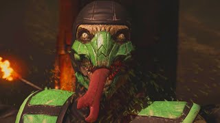 Reptile and Liu Kang Match Intro Dialogue 4K HD  Mortal Kombat X [upl. by Lynd178]