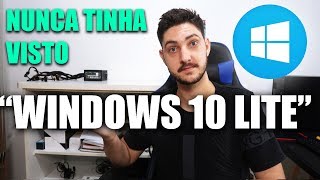 O TAL WINDOWS 10 HOME LITE MODIFICADO REALMENTE É MAIS LEVE [upl. by Lemire]