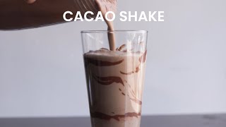 Quick and Delicious Sattvic Cacao Shake Recipe [upl. by Okir]