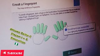 How To Know Your Fingerprint Biometric Enrollment Is Successful Npower Batch C Stream 1 amp 2Shorts [upl. by Sheeree]