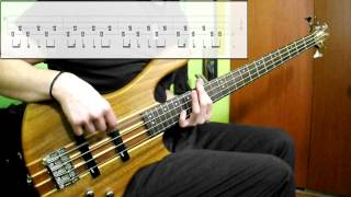 System Of A Down  Toxicity Bass Cover Play Along Tabs In Video [upl. by Pulsifer]