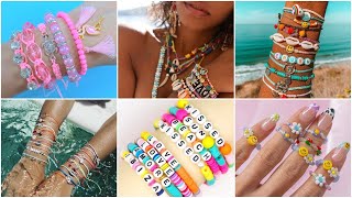 50 DIY  IDÉES DE BIJOUX DÉTÉ  Bracelet collier et plus [upl. by Bone686]