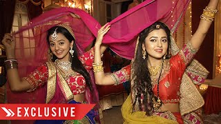 Exclusive Swara And Ragini Teach Dance Steps With Their Dupatta  Swaragini  Interview [upl. by Htidra]