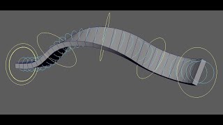 Maya Rigging Ik spline template script with fk ik rig for Maya [upl. by Anirdua]