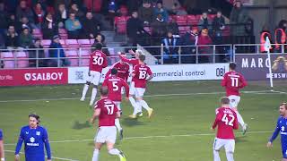 Salford City v MK Dons highlights [upl. by Munafo]