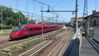 TRANSITI A PADOVA DALLA CABINA A IN 4K Domenica 09072023 ferrovia eisenbahn treni zug [upl. by Orsola188]