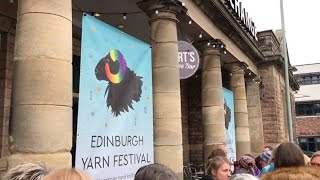 Babbles Travelling Yarns  Edinburgh Yarn Festival 2017 [upl. by Aba]