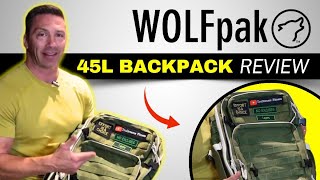 WOLFpak 45L Backpack Review Best Bag For The Gym [upl. by Nisior748]