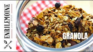 Cómo hacer GRANOLA DE AVENA COCO y ALMENDRAS byenrilemoine [upl. by Marko]