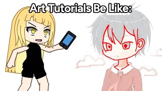 Art Tutorials Be Like 😨 [upl. by Ranchod237]