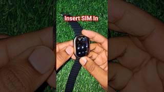 How To Insert Sim In MT78 Ultra Smartwatch  MT78 Ultra Sim Card Insert smartwatchclub shorts [upl. by Merridie]