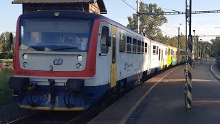 ČD 814 074814 077814 018 vertrekken van Ostrava Střed [upl. by Agustin54]