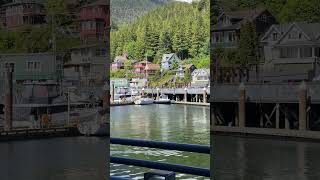 View from cruise ship deck Ketchikan Alaska [upl. by Eibmab]