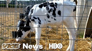 These Supercows Are Genetically Bred To Fetch Six Figures At Auction HBO [upl. by Ahtiek]