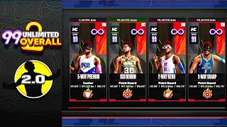 I Unlocked UNLIMITED 99 OVERALLS After Hitting Veteran 2 in NBA2K24 [upl. by Oicnoel901]