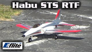 EFlite Habu STS 70mm EDF Smart Jet RTF  Learn to Fly in Style  HobbyView [upl. by Atteve]