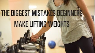 The top 4 mistakes beginners make lifting weights [upl. by Nomyad]