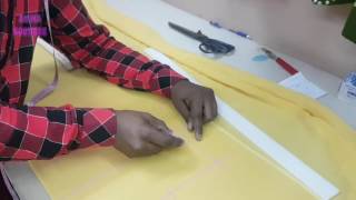 Lining Kameez Cutting in Professional Style [upl. by Nidya412]