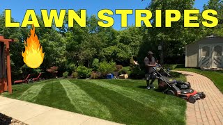 Learn Lawn Striping Here  Lawn Stripes That Glow [upl. by Ferrigno]