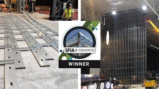 ClarkDietrich Wins SFIA Award for 1000 LF Demising Wall at the IX Center Cleveland Ohio [upl. by Aurea]