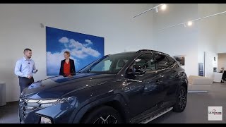 Essai du Hyundai Tucson Hybride  STAND14 [upl. by Nahgiem]