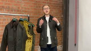 Barbour Ashby Wax Jacket Review by Michael Stewart Menswear [upl. by Etnoed]