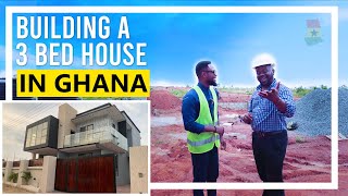 We are Building a 3 Bedroom House From Scratch in Ghana  Investing in Real Estate [upl. by Carpio]