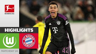 Musiala And Kane Marvellous  Wolfsburg  Bayern München  Highlights  MD16 – Bundesliga 202324 [upl. by Gallagher]