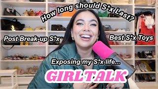 Girl Talk First Hookup Post Break Up AnsweringJuicy Questions about Sx amp more [upl. by Natehc]