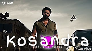 Rebel Star Prabhas X Kosandra 👿  Salaar  Next Level Editing ⚡  Tambe Editor  salaar viral [upl. by Yruy]