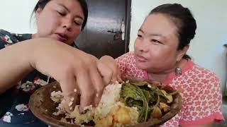 The Ultimate Comfort Food Rice with Pork and Veggie Medley 🌟🍛🍖🥦 mukbang [upl. by Aneekat]