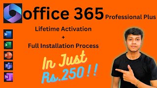 Get Microsoft Office 365 Installed for Just Rs 250 Full Installation Procedure [upl. by Attikin831]