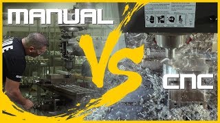 Manual VS CNC Machining [upl. by Nuahsed953]