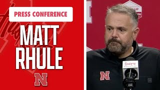 Nebraska Football Head Coach Matt Rhule recaps Minnesota and looks ahead to Colorado I Huskers I GBR [upl. by Nageek]