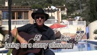 Sunny Afternoon The Kinks easy chords strum guitar cover lesson with chords and lyrics [upl. by Nuli]