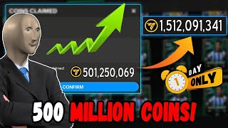 This is How You Make 500M Coins in 1 Day in FC Mobile 24 Spending 250k gems on TOTY PACKS [upl. by Melton]