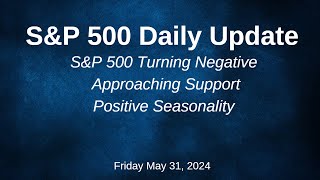 SampP 500 Daily Market Update for Friday May 31 2024 [upl. by Zanlog46]