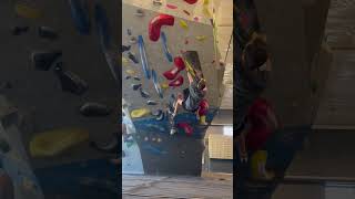 Overhang V4 at Movement Plano climbing climbingnation rockclimbing bouldering climber [upl. by Tocs]