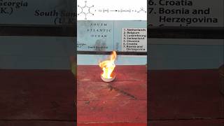 Burning of Benzene🧪 [upl. by Abehsat429]