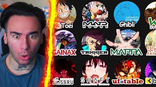 Every Anime Studio Explained in 17 Minutes REACTION [upl. by Somerset]