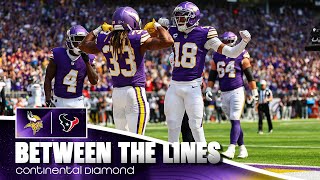 Minnesota Vikings 34 Houston Texans 7  Between the Lines [upl. by Ayote]