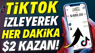 TİKTOK VİDEOSU İZLEYEREK DAKİKADA 2 PARA KAZAN 💰 Video İzleyerek İnternetten Para Kazanma [upl. by Allana]